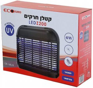 ‏קטלן יתושים חשמלי Eco Euro Z200 GB-16BL