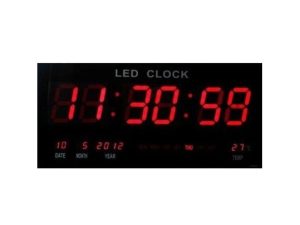 שעון קיר LED חשמלי HB4823