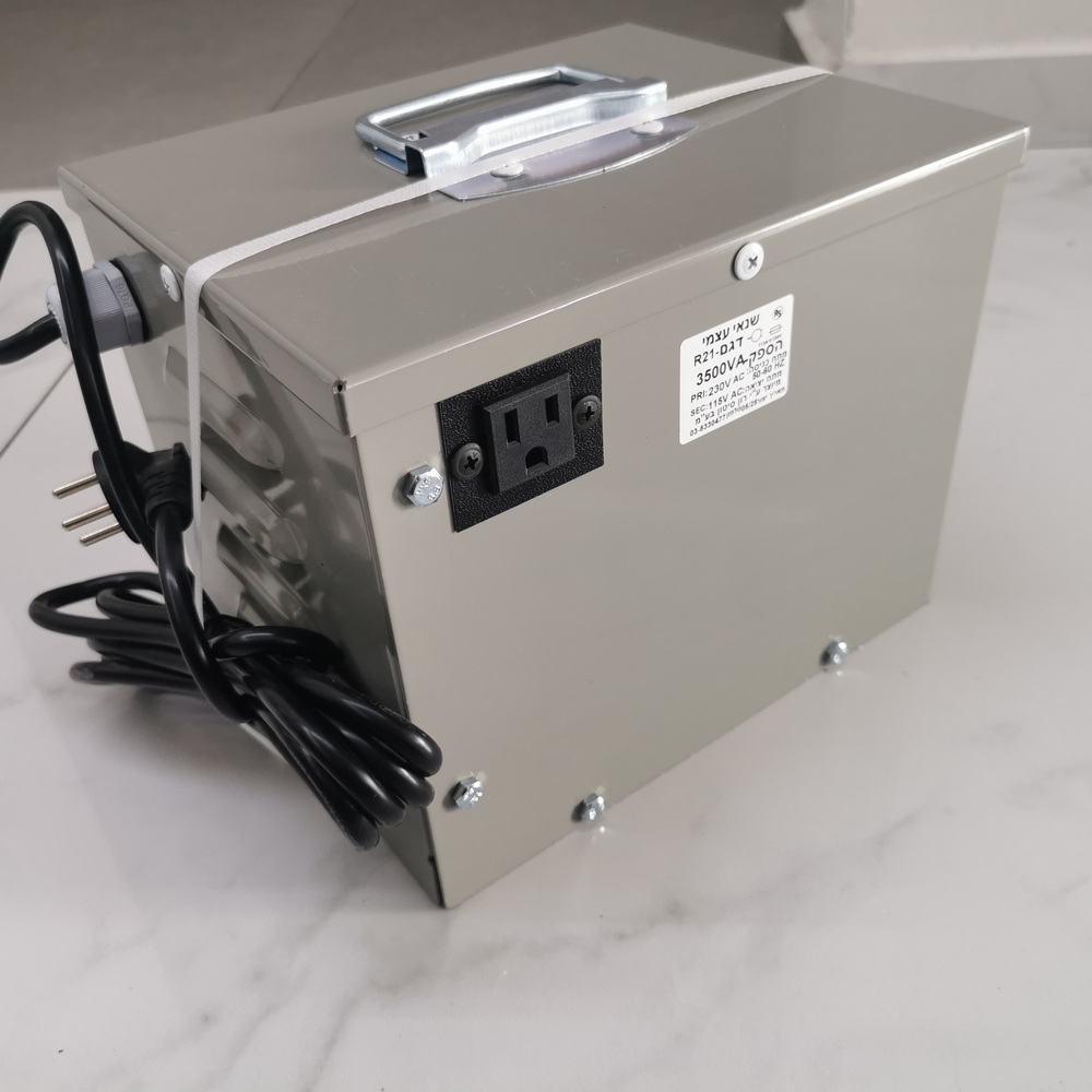 שנאי ממיר מתח 110 וולט 2000W במארז – תמונה 2