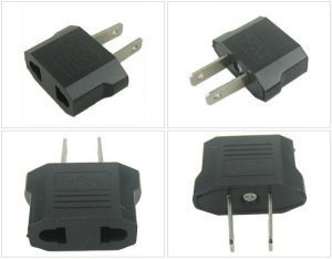 מתאם חשמל תקע ישראלי לארה"ב- 3 יח'